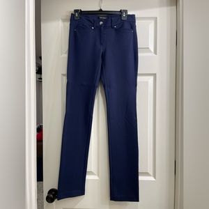White House Black Market Navy Blue Slim Leg 00R